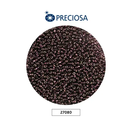 [11512] Mostacilla checa preciosa 2mm 27080 morado brillante x 500g