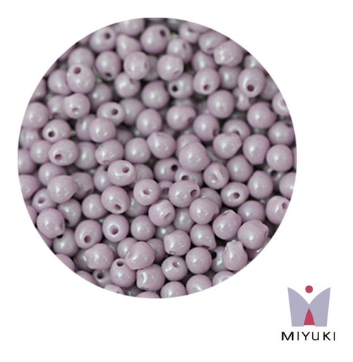 Miyuki drop beads 2.8mm DP0410 opaco mauve x 250g