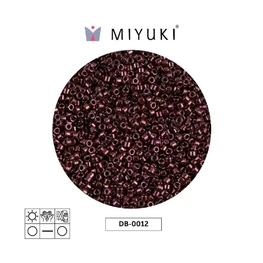 [23728] Miyuki delica 11/0 DB0012 raspberry metalizado x 50g