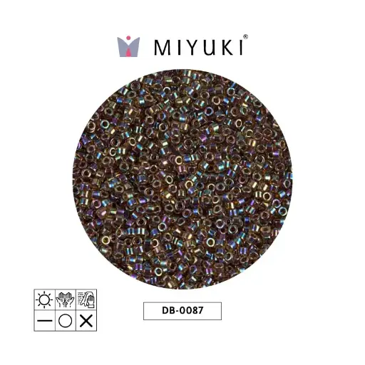 [26512] Miyuki delica 11/0 DB0087 beer claro cafe x 50gr