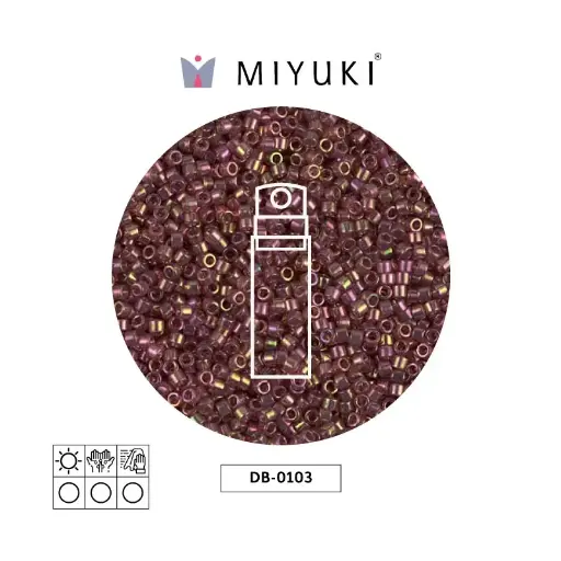 [27936] Miyuki delica 11/0 DB0103 tran goldlusterr AB x 10g