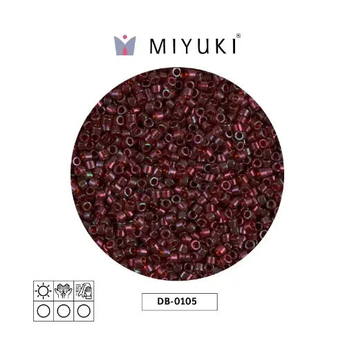 [28426] Miyuki delica 11/0 DB0105 garnet gold luster x 50g
