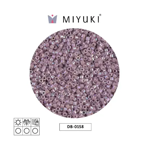 [06603] Miyuki delica 11/0 DB0158 opaco mauve AB x 50g