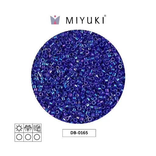 [18278] Miyuki delica 11/0 DB0165 opaco azul AB x 50g