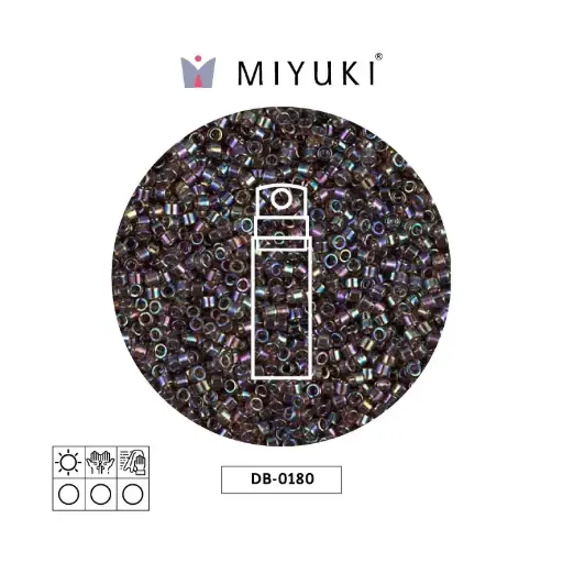 [31093] Miyuki delica 11/0 DB0180 transp bronce AB x 10g