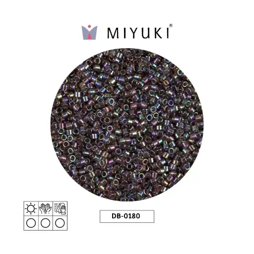 [11102] Miyuki delica 11/0 DB0180 transp bronce AB x 50g
