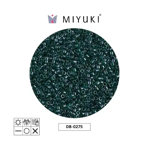 [27339] Miyuki delica 11/0 DB0275 forrado verde lusterr x 50g