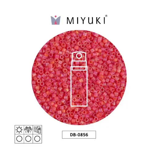 [30586] Miyuki delica 11/0 DB0856 matter claro rojo AB x 10gr