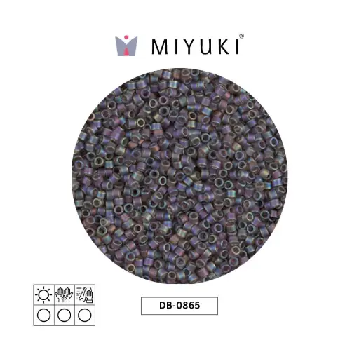 [15579] Miyuki delica 11/0 DB0865 matte brown AB x 50G