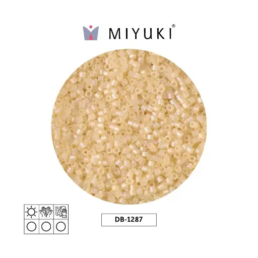 [02651] Miyuki delica 11/0 DB1287 claro beige lusterr mate x 50g