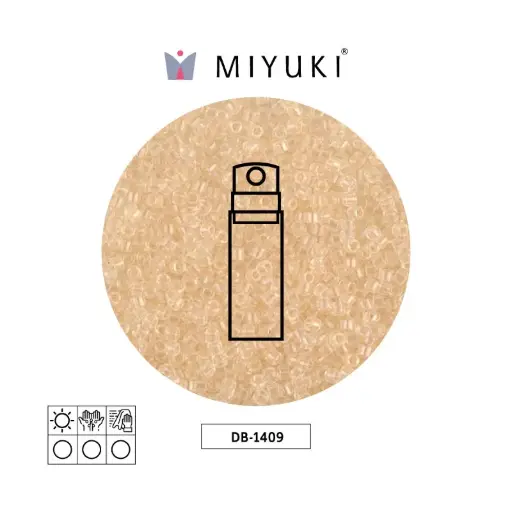 [18325] Miyuki delica 11/0 DB1409 transparente ale beige x 10g