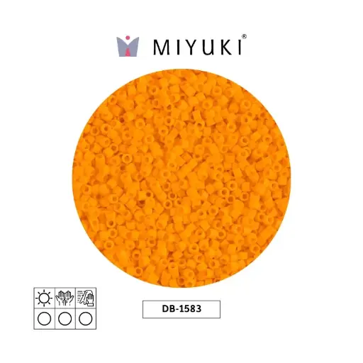 [00266] Miyuki delica 11/0 DB1583 opaque matte mandarin x 50g