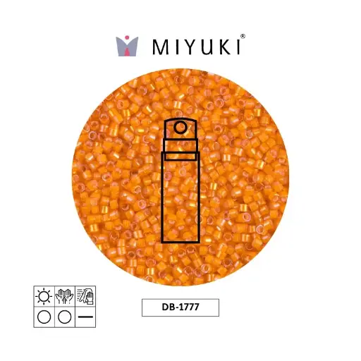 [04860] Miyuki delica 11/0 DB1777 forrado naranja AB x 10g
