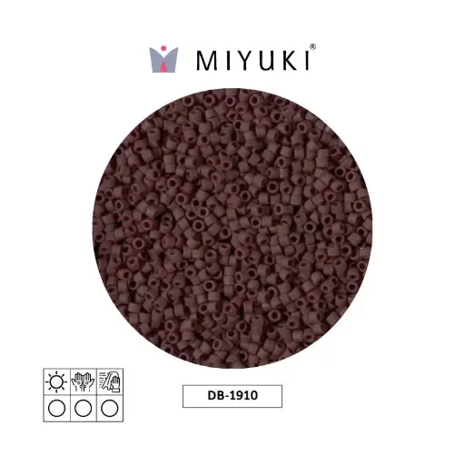 [03446] Miyuki delica 11/0 DB1910 opaque espresso x 50g