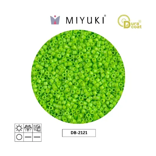 [27324] Miyuki delica 11/0 DB2121 Duracoat opaco teñido x 50g