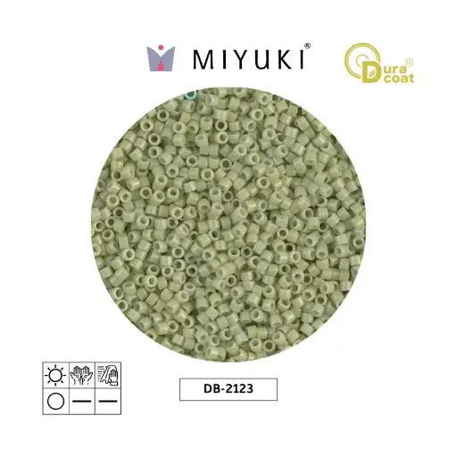 [32141] Miyuki delica 11/0 DB2123 opaco fennel Duracoat x 50g