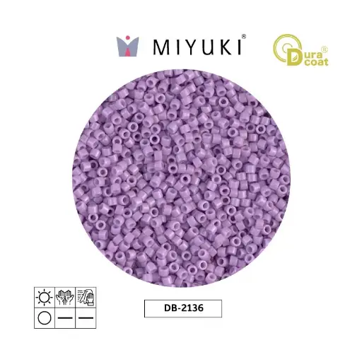 [02885] Miyuki delica 11/0 DB2136 duracoa opaco crocus x 50g