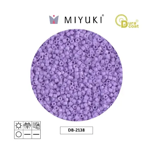 [25399] Miyuki delica 11/0 DB2138 opaco columbine x 50g