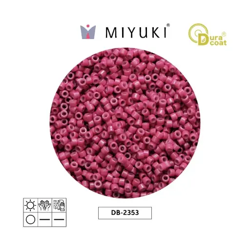 [28416] Miyuki delica 11/0 DB2353 opaco cherry blossom Duracoat x 50g