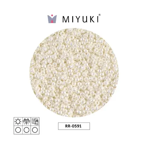 [27050] Mostacilla Miyuki rocalla 11/0 RR0591 marfil perla Ceylon perlado x 250g