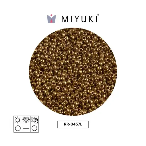 [28249] Mostacilla Miyuki rocalla 11/0 RR0457L metalizado muscat x 250g