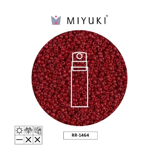 [32119] Mostacilla Miyuki rocalla 15/0 RR1464 opaco maroon x 10g