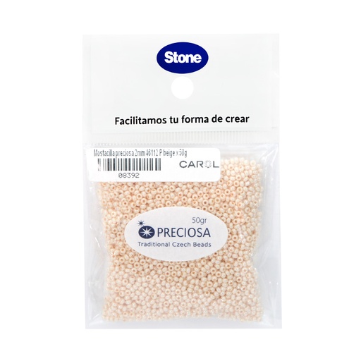 [08392] Mostacilla checa preciosa 10/0 46112 P beige x 50g