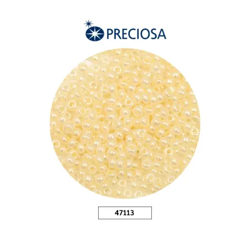 [25777] Mostacilla checa preciosa 2mm 47113 P crema x 50g