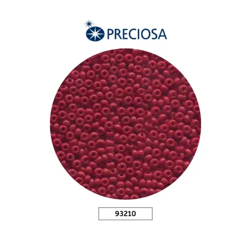 [28582] Mostacilla checa preciosa 2mm 93210 rojo oscuro x 500g