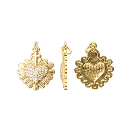 [20745] Dije sagrado corazon 18x21mm/Golfi x und