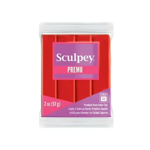[11474] Arcilla polimérica Sculpey Premo Cadmium Red Hue x 2 onzas (57g)