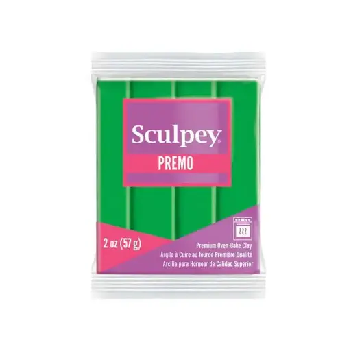 Arcilla polimérica Sculpey Premo Green x 2 onzas (57g)