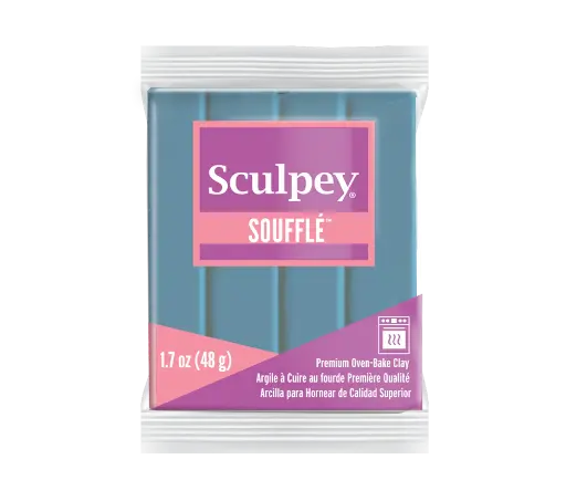 [13963] Arcilla polimérica Sculpey Souffle Bluestone  x 1.7 onzas (48.2g)