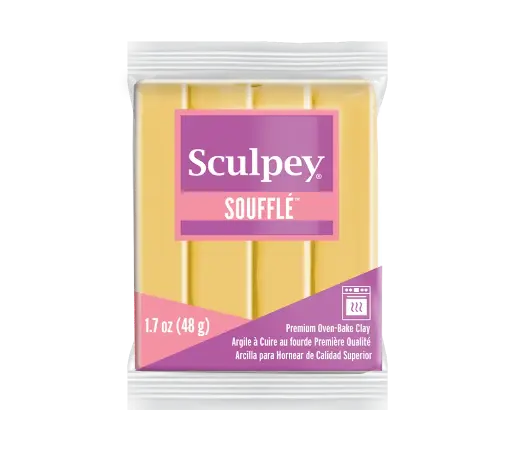 [27105] Sculpey Souffle Yellow Ochre x 1.7 onzas (48.2g)