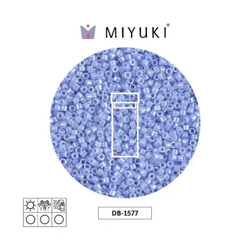 [04852] Miyuki delica 11/0 DB1577 opaco agate azul AB x 3g