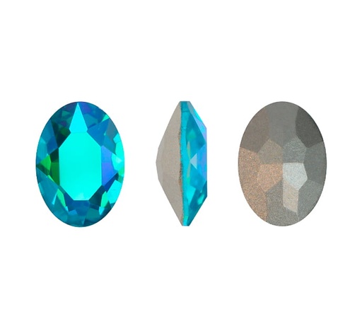 [08190] 4120CH oval 10x14mm 202SI aquamarune x und