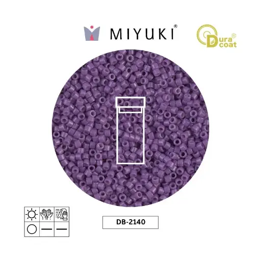[10125] Miyuki delica 11/0 DB2140 opaco morado x 3g