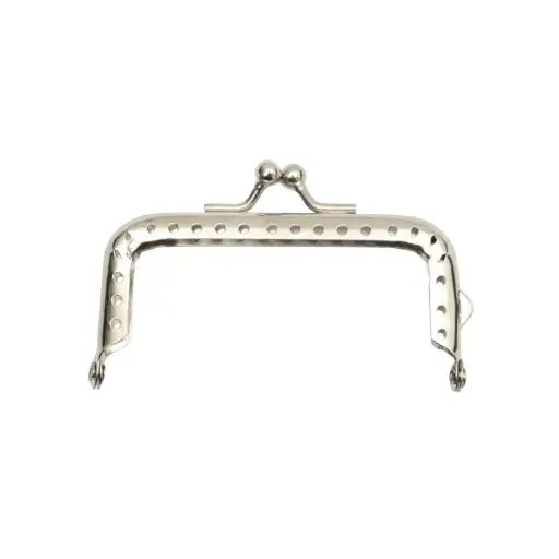 Marco de bolso para tejer niquel 8cm x und