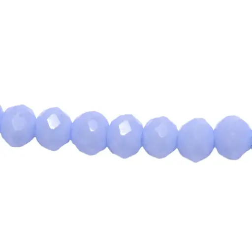 [15410] Murano rondela facetada 2mm azul turquesa 54 x 140unds