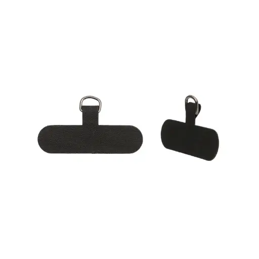 [16944] Pestaña de amarre para telefono celular negra x 10 unds