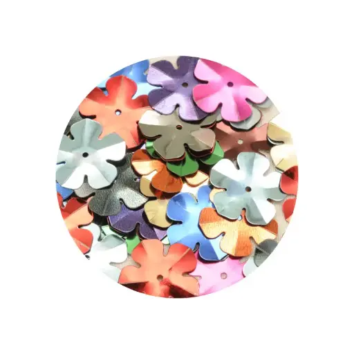 [11820] Lentejuela flor 20mm x 10g