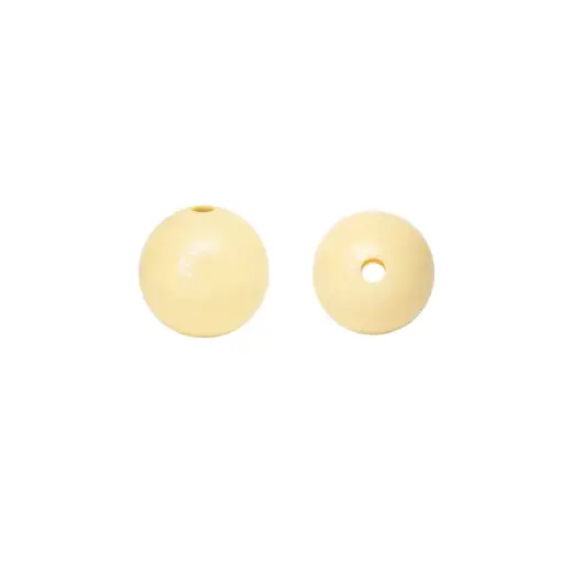 [17143] Bola abaco chicle 16mm amarillo pastel x 1/4 lb