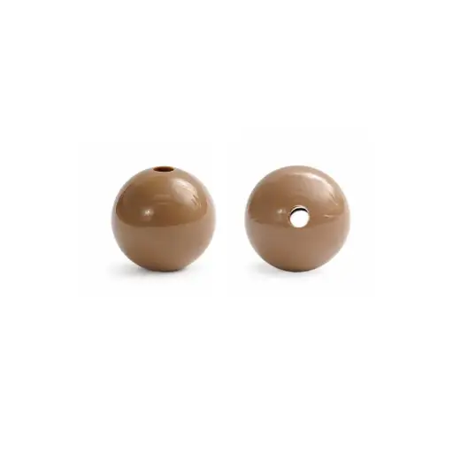 [17010] Bola abaco chicle 16mm café claro x 1/4 lb