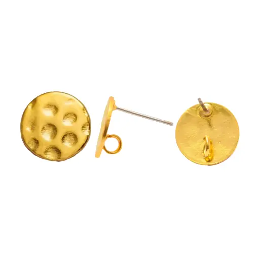 [15164] Arete redondo CQ00009 0.8x12mm/Golfi x par