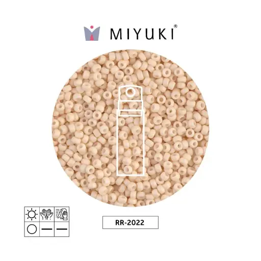[24073] Mostacilla Miyuki rocalla 11/0 RR2022 matte opaque antique beige x 10g