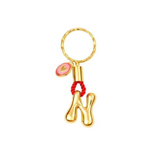 [04076] Llavero letra N chunky x und