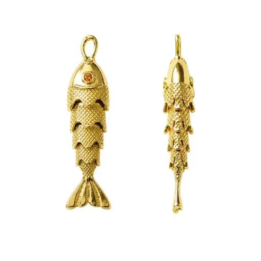 [00219] Pez ojo circonia 34mm/golfi x und