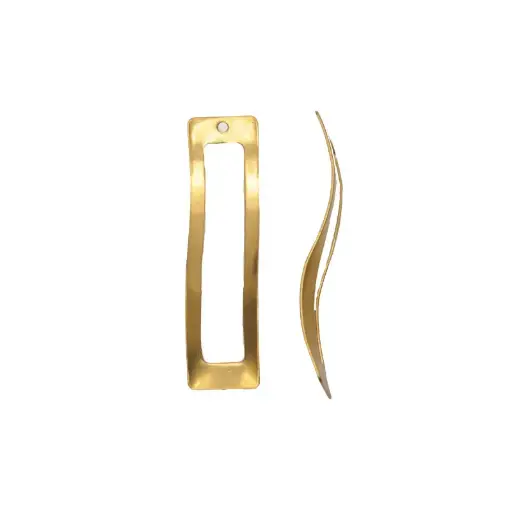 [16730] Dije rectangular CG00891 0.5x11.5x44mm/Golfi x par