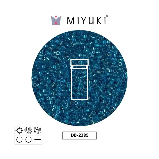 [05927] Miyuki delica 11/0 DB2385 color forrado pacific x 3g