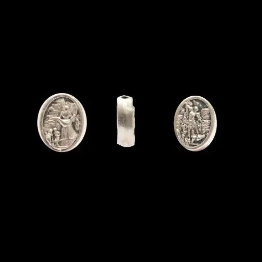 [07558] Separador San Miguel Arcangel y Angel de la guarda 9mm MT0128/NQ x und